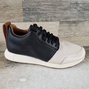 York Athletics Mfg. The Henry Mid Shoes Womens 6.5 Trainer Black White Sneakers